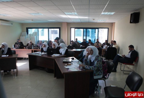 لأول مرة في قطاع غزة: تدريب بنظام المحاكاة لمناهج التدريب المهني والتقني