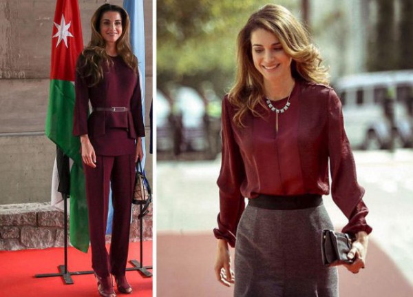 أجمل إطلالات الملكة رانيا للعام 2014