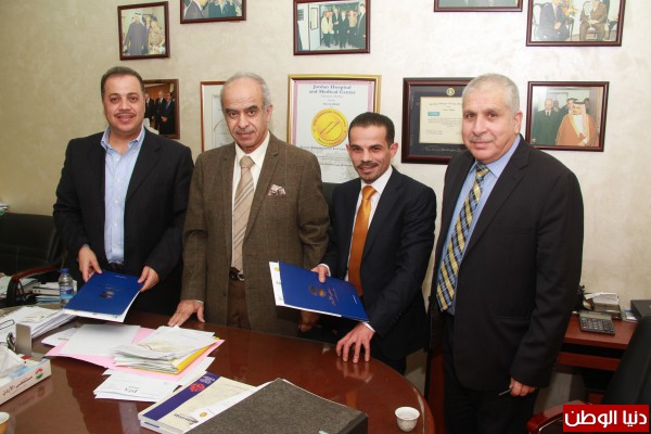 توقيع اتفاقية تعاون بين مستشفى الاردن والمستشفى الاهلي في الخليل