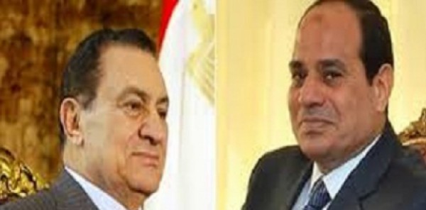 فيديو.. الرئيس السيسي لـ "مبارك": "منك لله"