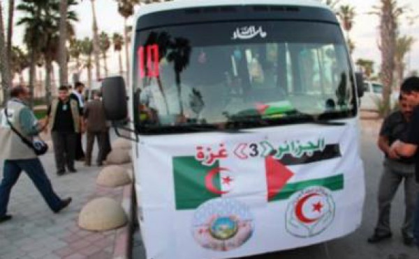 قافلة "جزائر 3" الانسانية تصل اليوم الى غزة