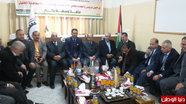 استقبال وفد غرفة تجارة وصناعة الخليل في محافظة رفح