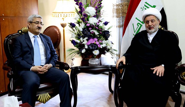 وفد مفوضية الانتخابات يزور النائب الاول لمجلس النواب