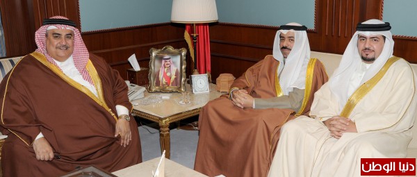 معالي الشيخ خالد بن أحمد بن محمد آل خليفة وزير الخارجية بمملكة البحرين يستقبل منظمة "انسبت"
