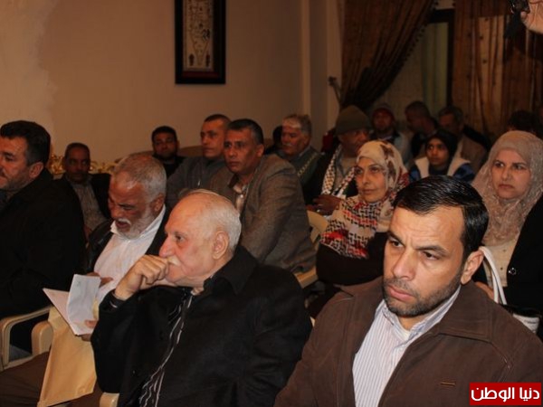 جبهة التحرير الفلسطينية تكرم المناضل الفلسطيني محمود بركة
