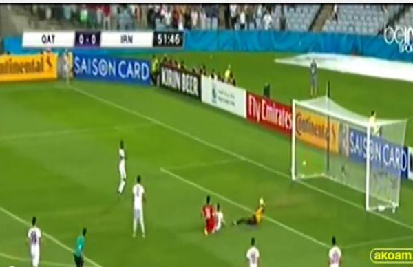 هدف إيران في مرمي قطر في كأس اسيا 2015