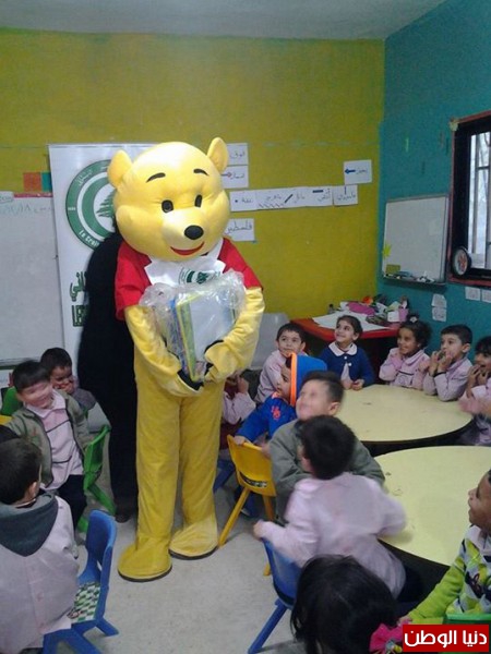 الهلال الاخضراللبناني يحتفل بمولد النبي محمد فى روضة القسام فى مخيم البرج