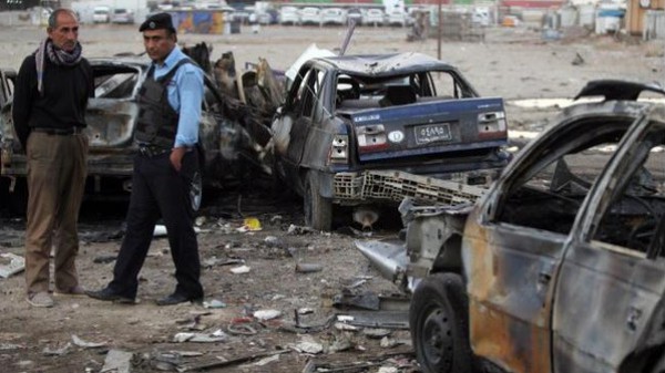 قتلى وجرحى في انفجار مزدوج وسط العاصمة بغداد