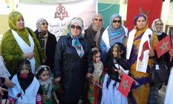 جمعية كرامة تنظم استقبالا للوفد الصحراوي الذي وصل من مدينة كلميم وطانطان