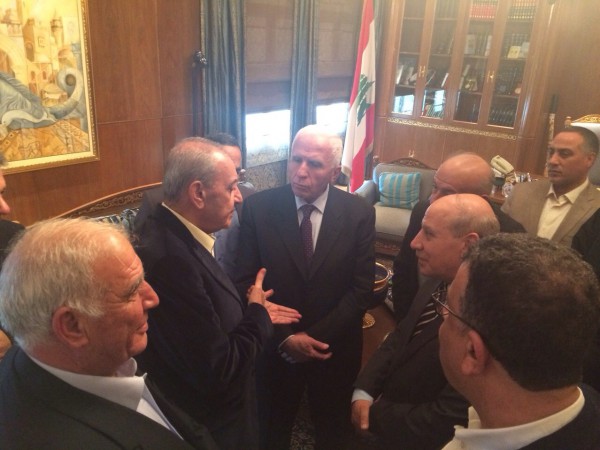 جولة سياسية للوفد الفلسطيني الموحد في لبنان