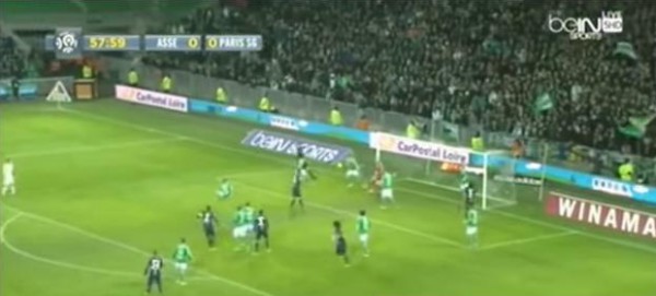 أهداف مباراة سانت إيتيان و باريس سان جيرمان 0-1