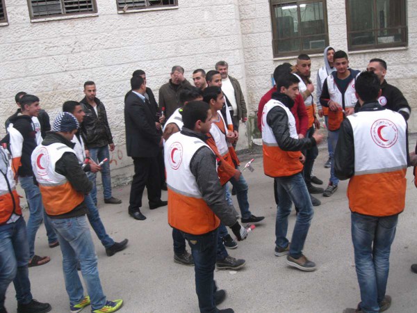 الهلال الأحمر يواصل حملة "تطوع معنا" في جينصافوط بمحافظة قلقيلية
