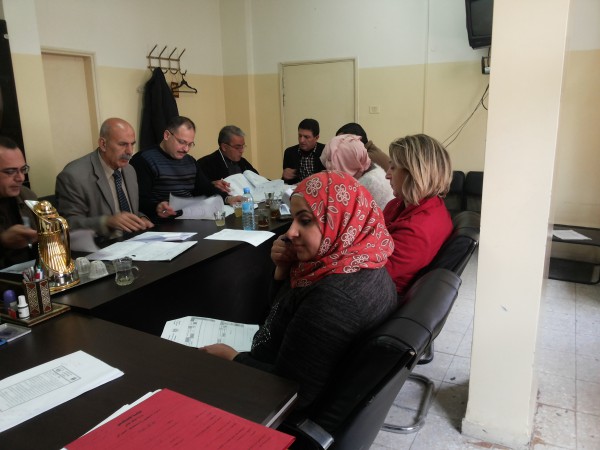 اللجنة الإقليمية للتخطيط والبناء في محافظة جنين تعقد جلستها رقم (3/2015)