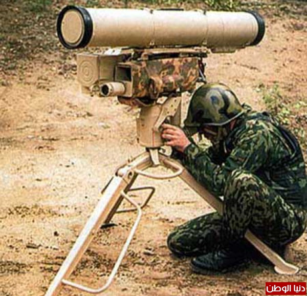 صواريخ كورنيت الروسيه التي استخدمها حزب الله في عملية شبعا