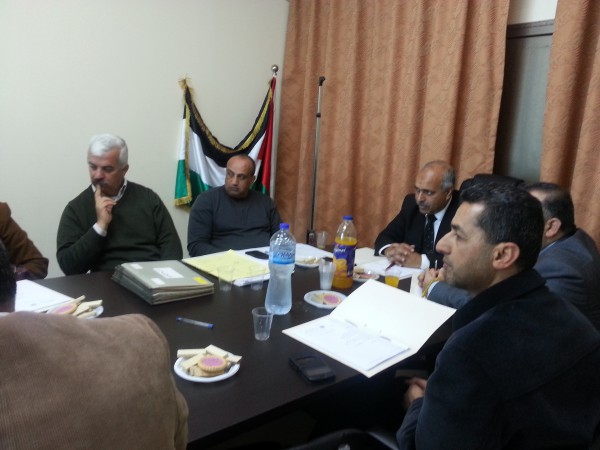 اللجنة الاقليمية للتنظيم والتخطيط العمراني في محافظة قلقيلية تعقد جلستها الاولى لهذا العام
