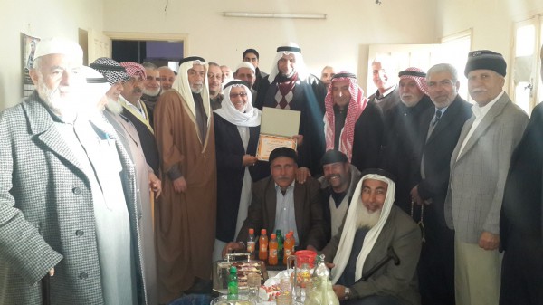 جمعية إصلاح ذات البين الخيرية تنظم وبمشاركة كريمة من رابطة علماء فلسطين زيارة لعائلة أبودية