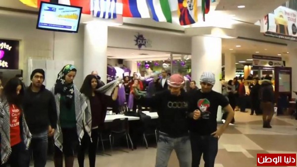 دبكة فلسطنية بكندا على الكوفيه Western University