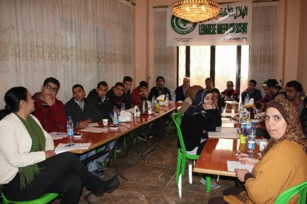 سفارة دولة فلسطين تنظم ورشة اعلاميه في مركز الهلال الاخضر اللبناني