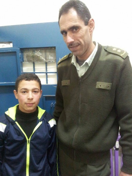 ارتباط عسكري قلقيلية وسلفيت يؤمن الأفراج عن الطفل سليم بعد إعتقاله من قبل قوات الأحتلال بحجة القاء الحجارة