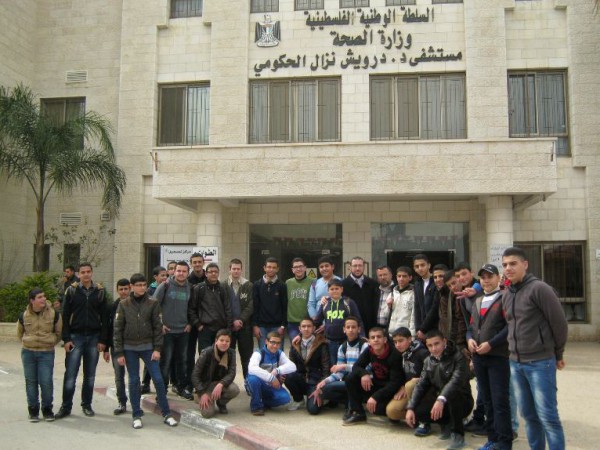 ذكور قلقيلية الشرعية في زيارة لمستشفى درويش نزال الحكومي