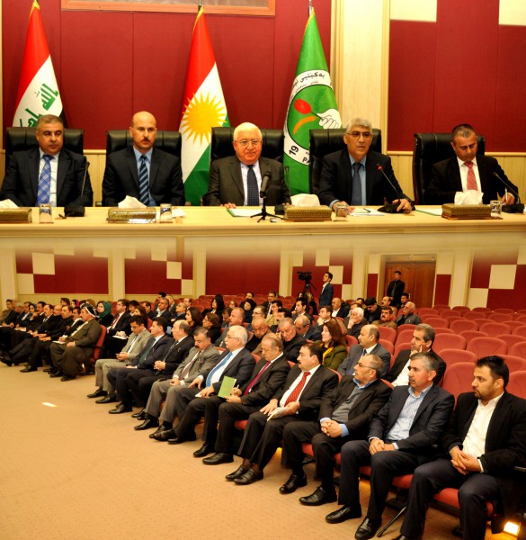 الرئيس معصوم يبحث مع المجلس المركزي اهم واخر التطورات في العراق وكردستان