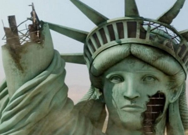 بالصور: داعش يهدد بنسف تمثال الحرية بأمريكا