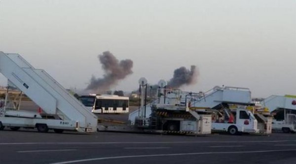 رداً على هجمات الزنتان ..غارات جوية على مطارين في طرابلس ومصراته بليبيا
