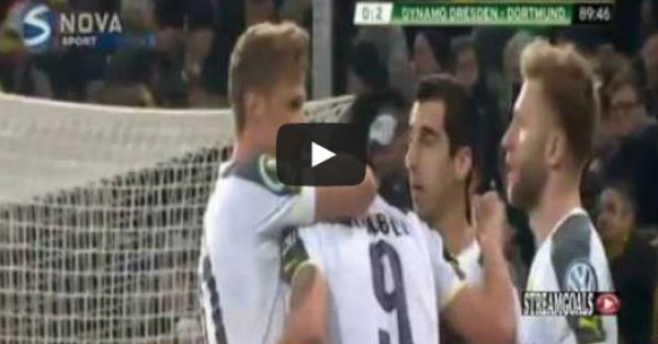 دورتموند يفوز على دينامو دريسدين فى كأس ألمانيا