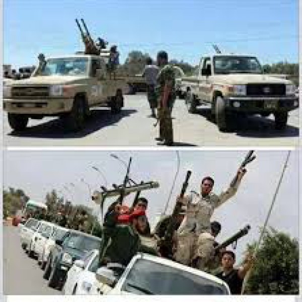 اندلاع اشتباكات عنيفة للسيطرة علي قاعدة براك الشاطي بين ثوار فجر ليبيا  وجيش القذافي وقوات حفتر وتنظيم داعش