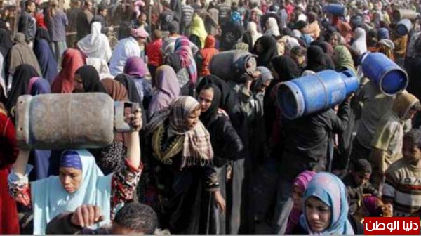 أزمة طاحنة تضرب مصر بسبب إسطوانات الغاز والبلطجية يستولون عليها