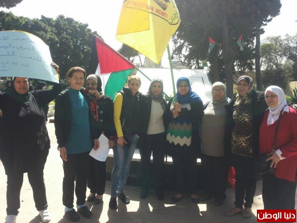 مسيرة نسوية للفلسطينيات بيوم المرأة العالمي في شاتيلا
