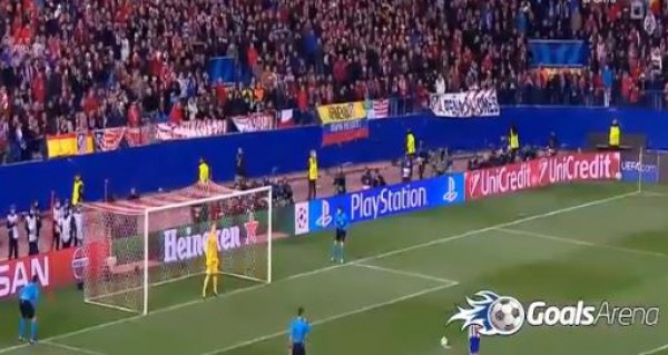 ركلات الحظ تعبر بأتليتكو مدريد لربع نهائى دورى الأبطال