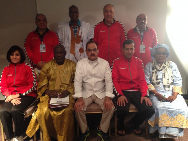 مسئولي الاتحاد العربي لكرة اليد يعقد اجتماعا مع رئيس الاتحاد المورتاني