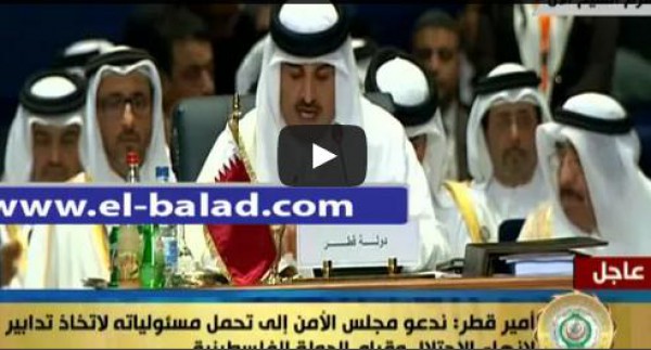 بالفيديو ..أمير قطر: رفض الحوثيين الحوار أوصل إلى عاصفة الحزم