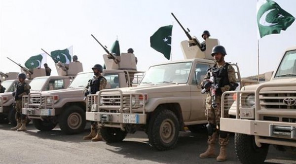انطلاق تمرين عسكري سعودي باكستاني على الحدود مع اليمن