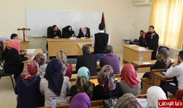 الجامعة العربية الامريكية تعقد مسابقة المحكمة الصورية بمشاركة طلبة من جامعة واشنطن