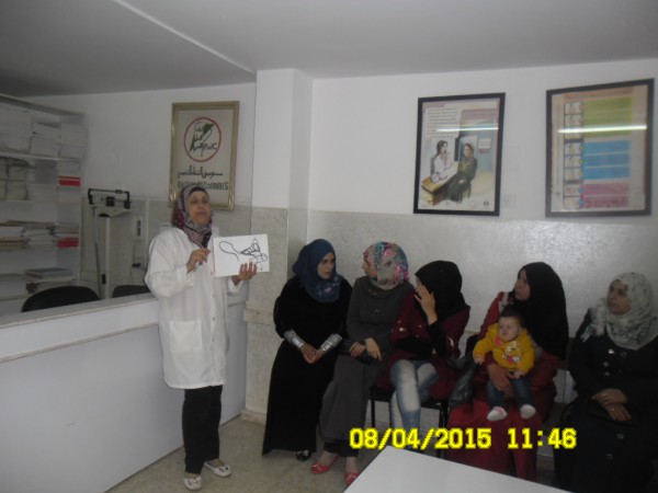 مؤسسة لجان العمل الصحي تنفذ محاضرات صحية في طوباس