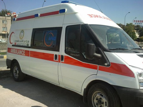 الحملة الوطنية السعودية تجهز سيارة الاسعاف الخامسة عشر لاسعاف المرضى والمصابين من اللاجئين السوريين