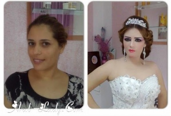 هذا ما سيفعله "المكياج" بك يوم الزفاف .. صور مُدهشة