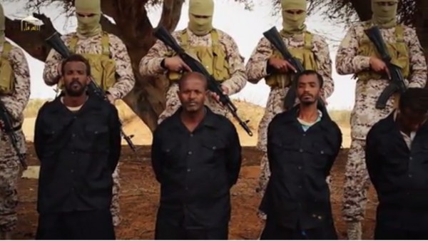 بالصور ..داعش يعدم بالرصاص حوالى 20 أثيوبياً في ليبيا
