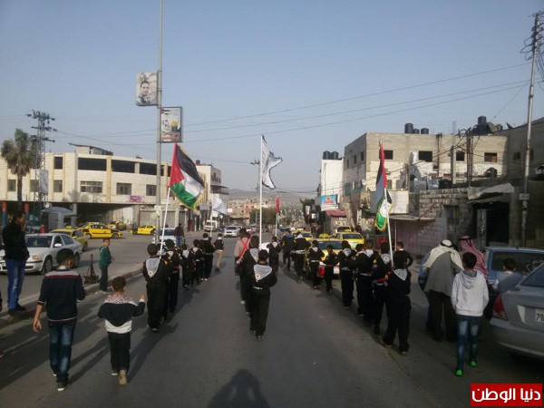 عرض كشفي ومحاضرة بمناسبة يوم الاسير الفلسطيني في مخيم بلاطة