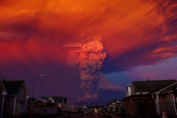 ثوران بركان كالبيوكو في تشيلي