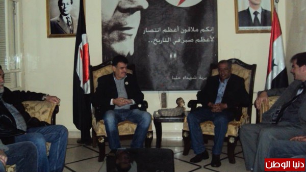 لقاء ثنائي بين جبهة النضال الشعبي والحزب السوري القومي الاجتماعي بدمشق
