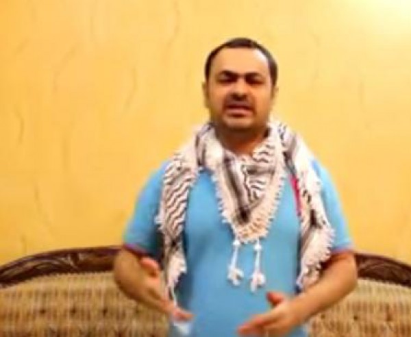 الفنان الفلسطيني الكوميدي عبد الله فرحات يقدم وصلة من "أجلك يا فلسطين"