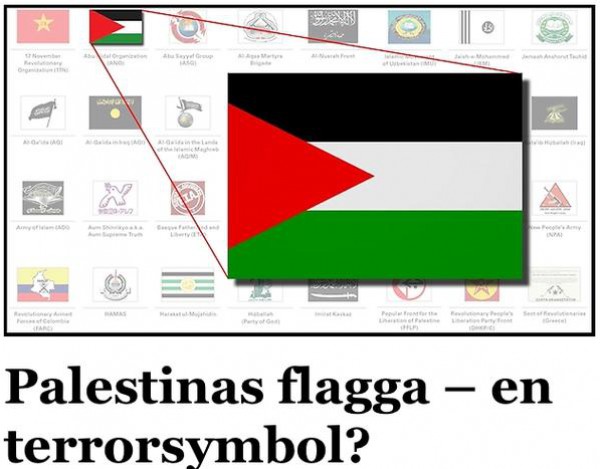 السويد تضع "العلم الفلسطيني" ضمن قائمة الرموز الإرهابية