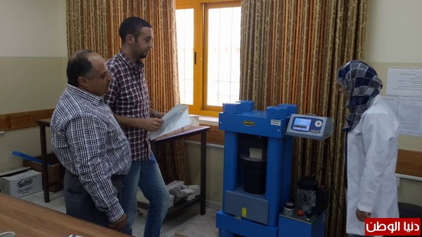 جامعة بوليتكنك فلسطين في المراحل الأخيرة للحصول علىالاعتماد الرسمي لمختبر فحوصات جودة الحجر والرخام