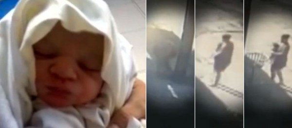 بالفيديو: برازيلية تترك مولودها عارياً في الشارع وتهرب