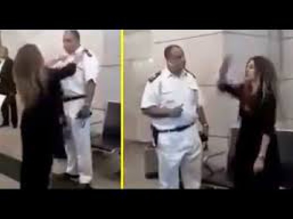 اعلامي مصري يدافع عن "سيدة المطار" : دى بنت ناس جدا