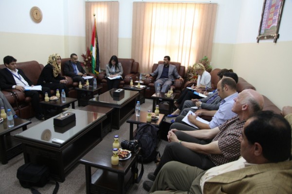 وزارة التعليم تبحث مع وفد أوروبي سبل دعم التعليم بغزة