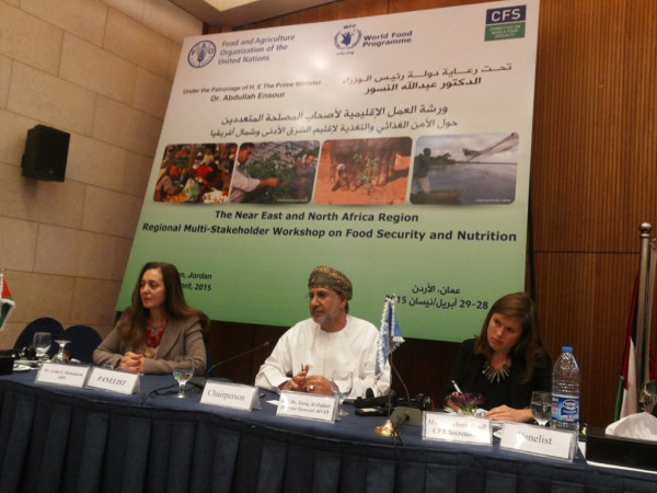 المدير العام للمنظمة العربية للتنمية الزراعية يترأس جلسة عمل في ورشة عمل الفاو الإقليمية